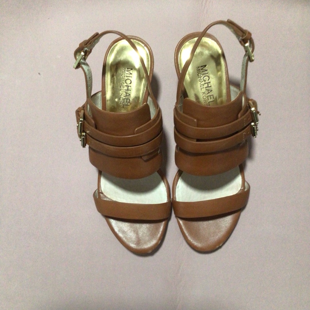 Michael Kors Tan Sandals Modern Comfort